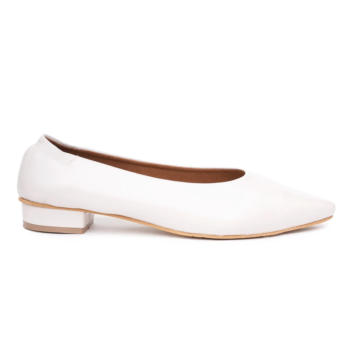 Original Pointed-Toe Off-White Ballerinas-5