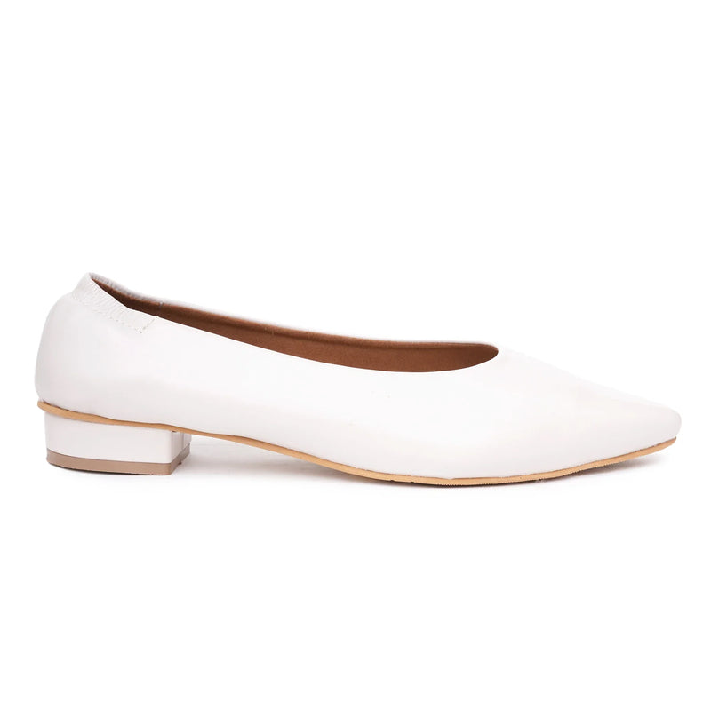 Original Pointed-Toe Off-White Ballerinas-5