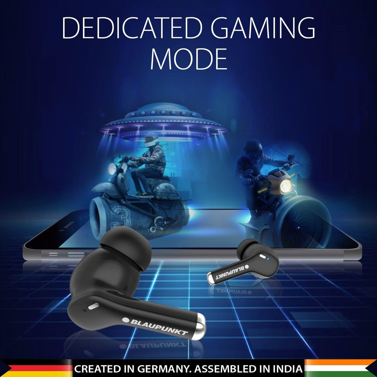 BTW100 Xtreme True Wireless Bluetooth Earbuds (BK) - Blaupunkt India