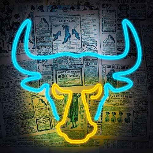 Bull Led Neon Sign (14x14 inches) | Neon Signs India — Image 1