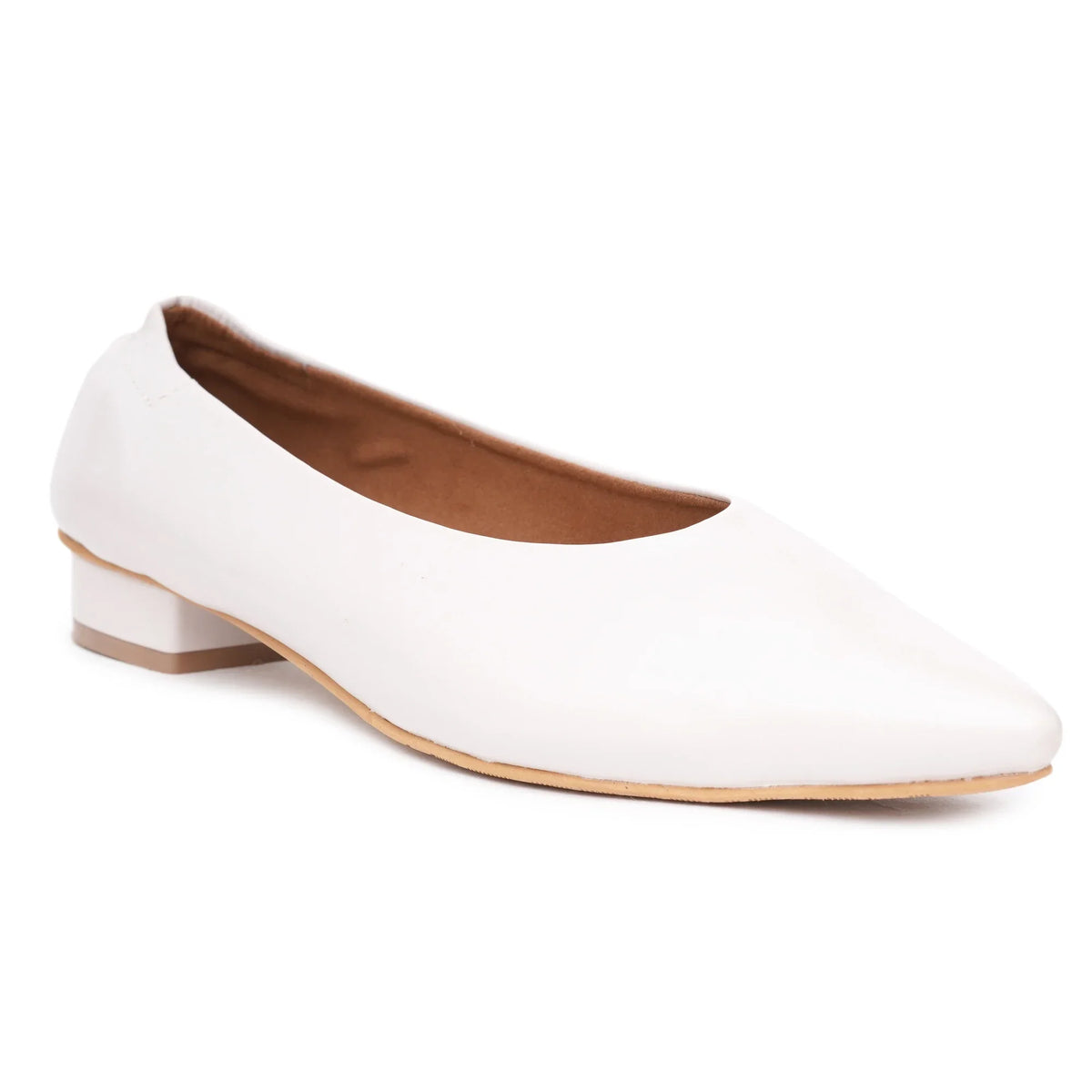 Original Pointed-Toe Off-White Ballerinas-6