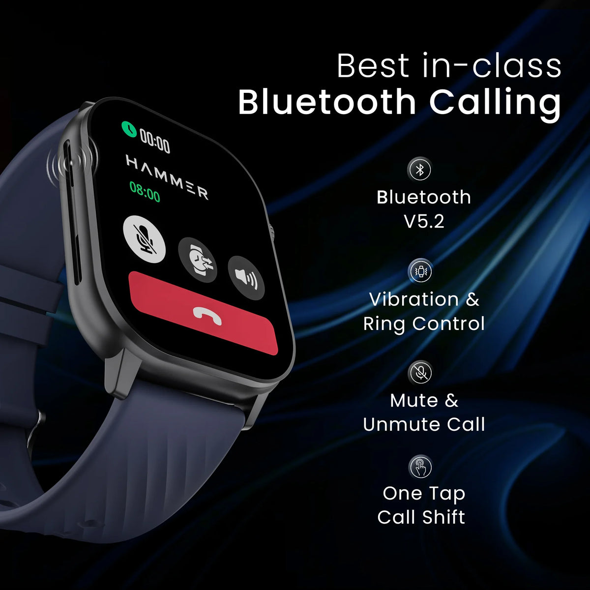 Hammer Arctic 2.04" Super Amoled Display Bluetooth Calling Smartwatch-15