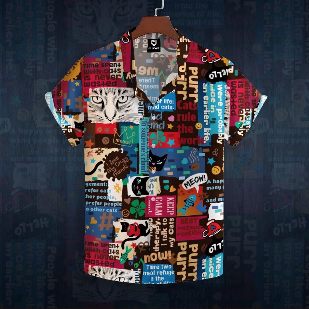 CAT COLLAGE SHIRT