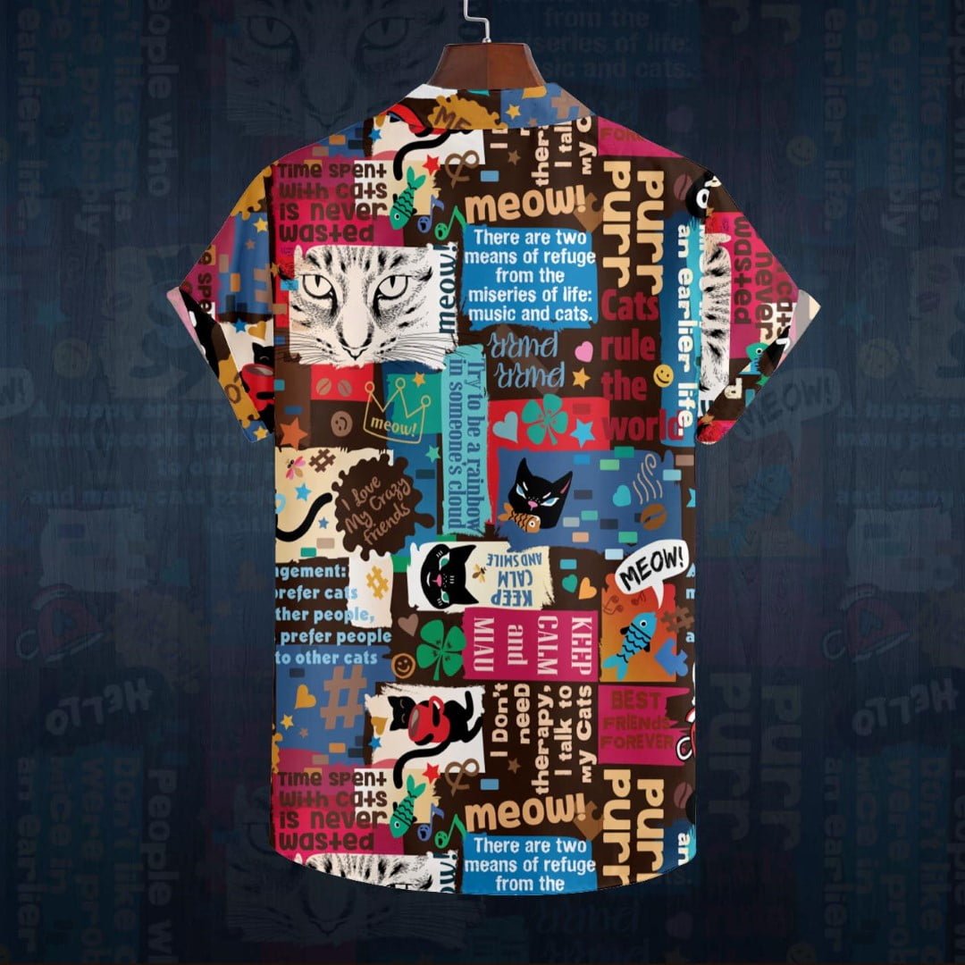 CAT COLLAGE SHIRT
