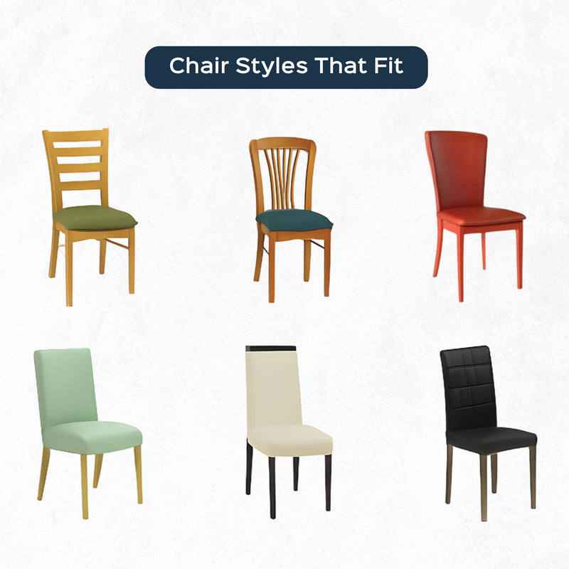 Velvet Stretchable Chair Cover