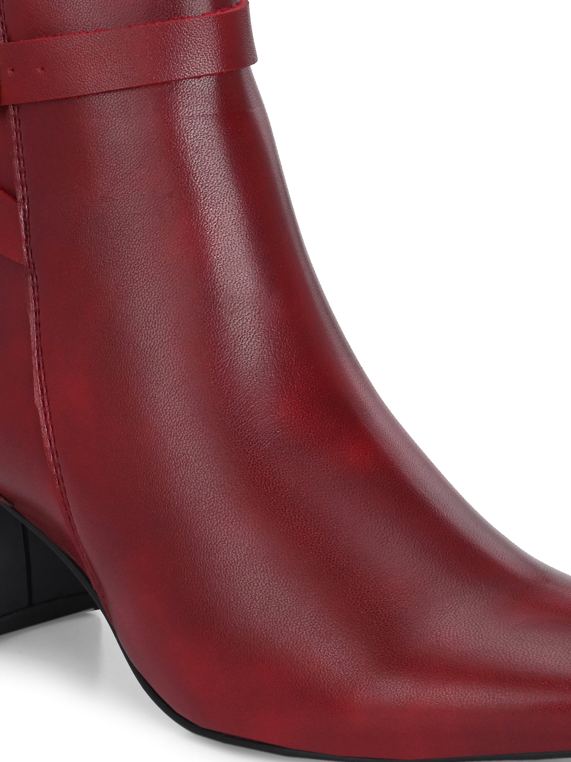 El Paso Women Faux Leather Casual Chelsea Boots-12
