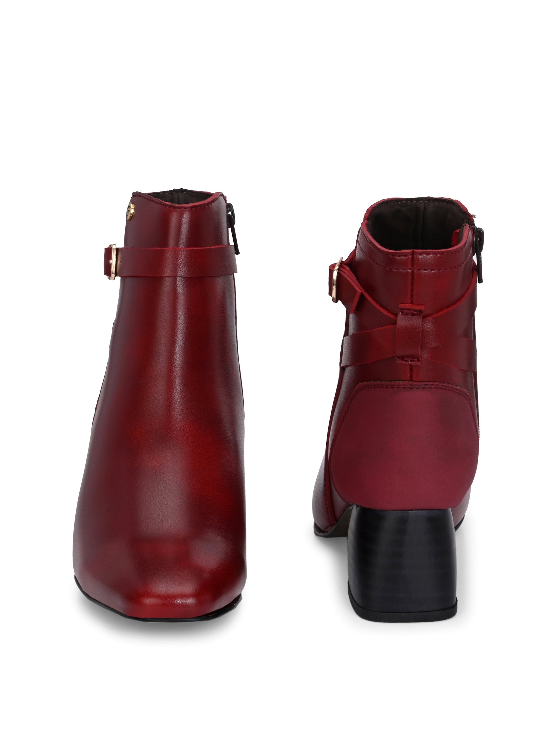 El Paso Women Faux Leather Casual Chelsea Boots-15