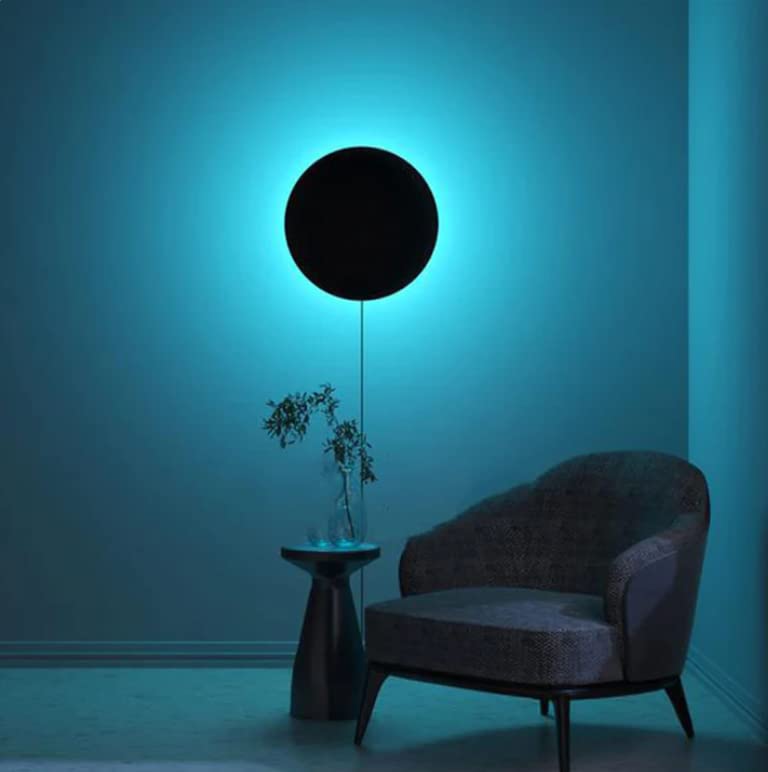 Circular Light , RGB Corner Hanging lamp Pack of 1 (11x11 inches) Neonsignsindia