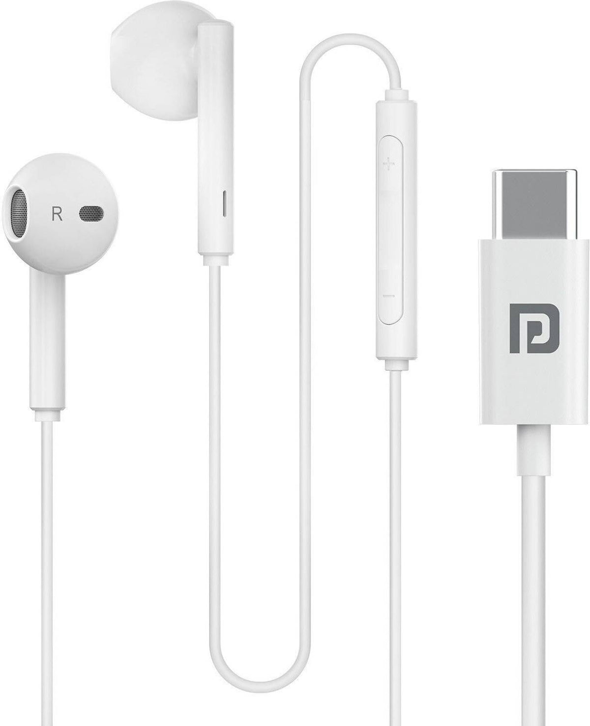 Portronics Conch Theta C Type C Wired Earphone With HD Quality In-Line Mic,14.2mm Driver Wired Headset
