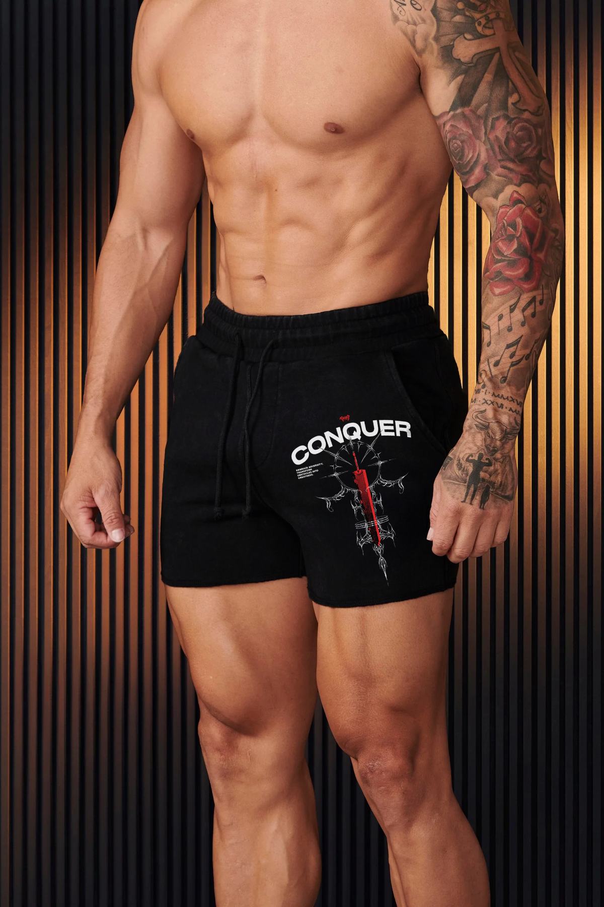 Black - Conquered - Short Shorts 101