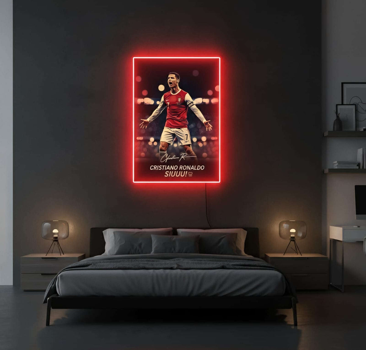 “Cristiano Ronaldo CR7 Neon Sign” Neonsignsindia