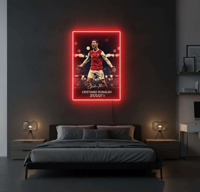 “Cristiano Ronaldo CR7 Neon Sign” Neonsignsindia