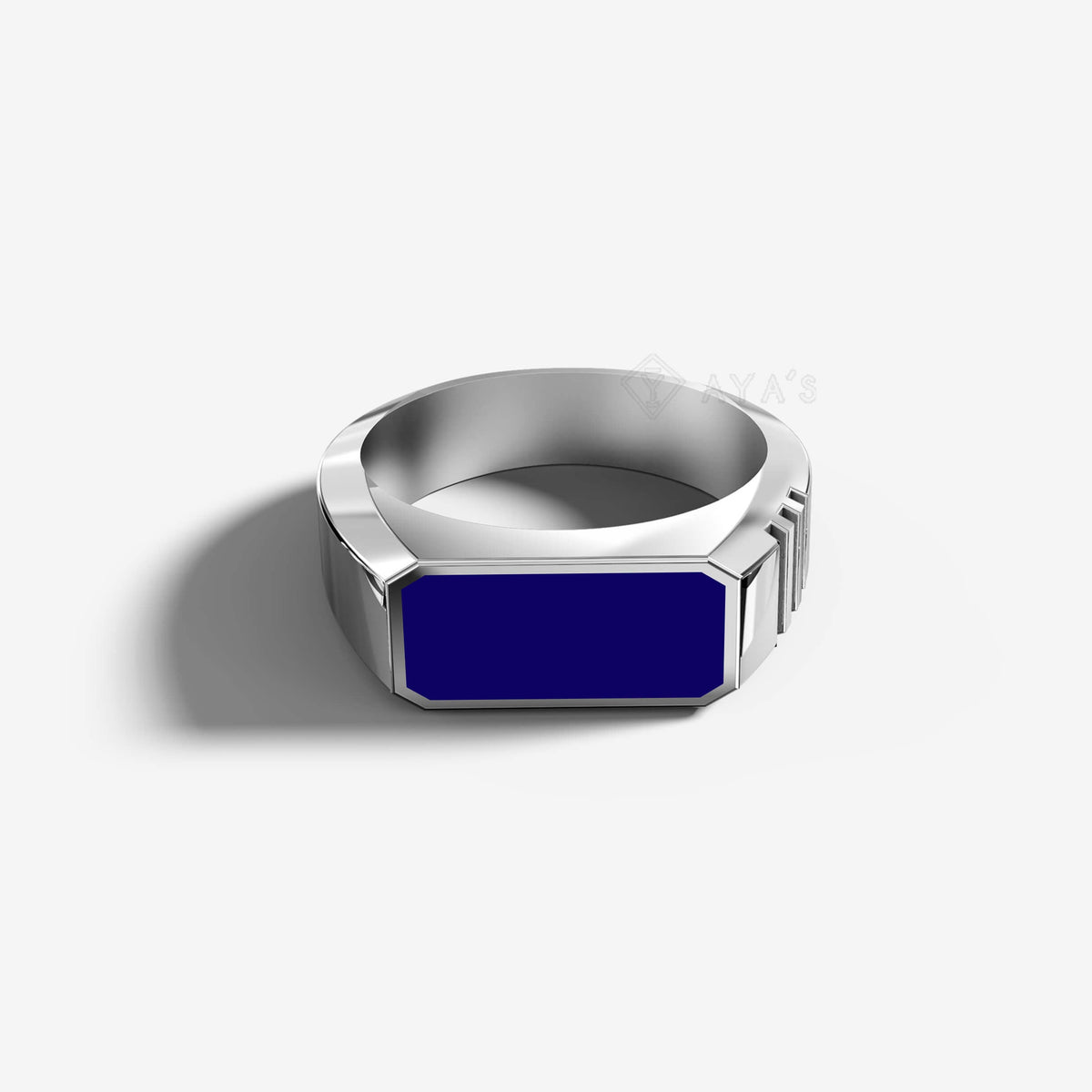 Cronus Ring | 925 Sterling Silver, Rhodium Plating & Glossy Finish