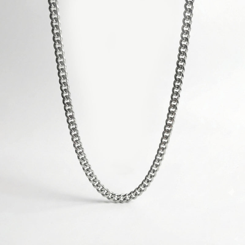 925 Silver Cuban Chain - 6 mm