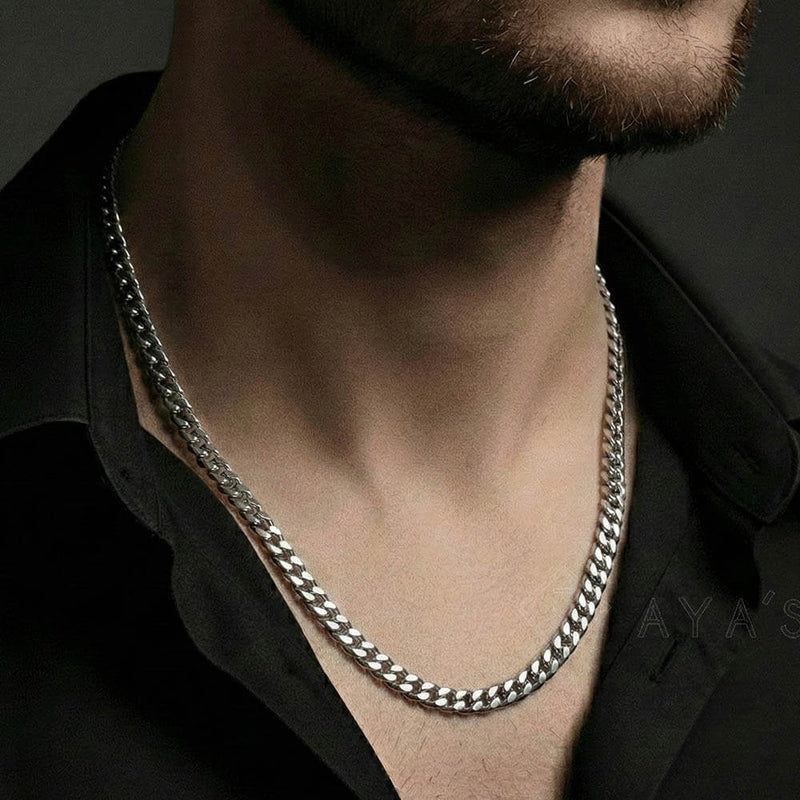 925 Silver Cuban Chain - 6 mm