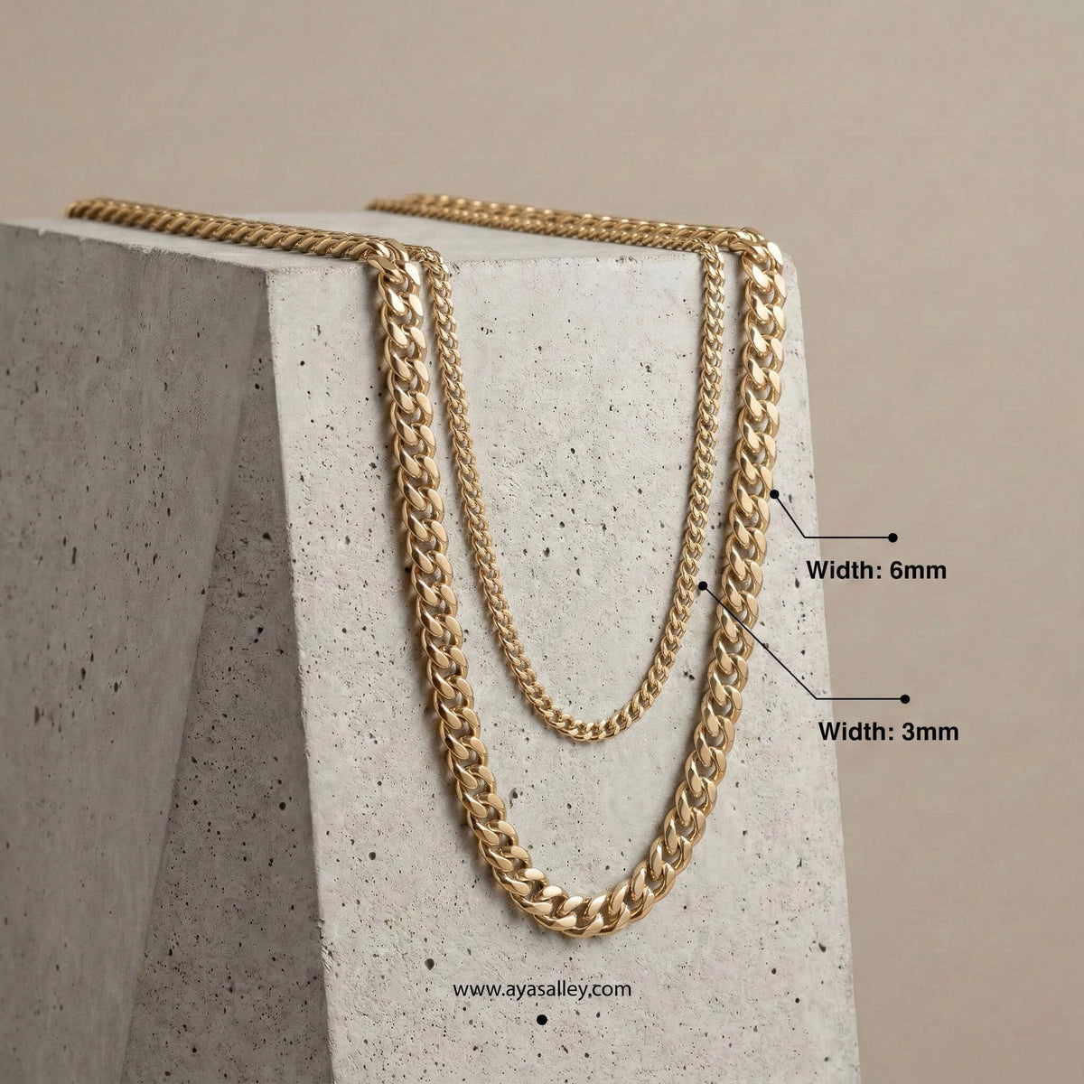 925 Silver Cuban Chain - 6 mm
