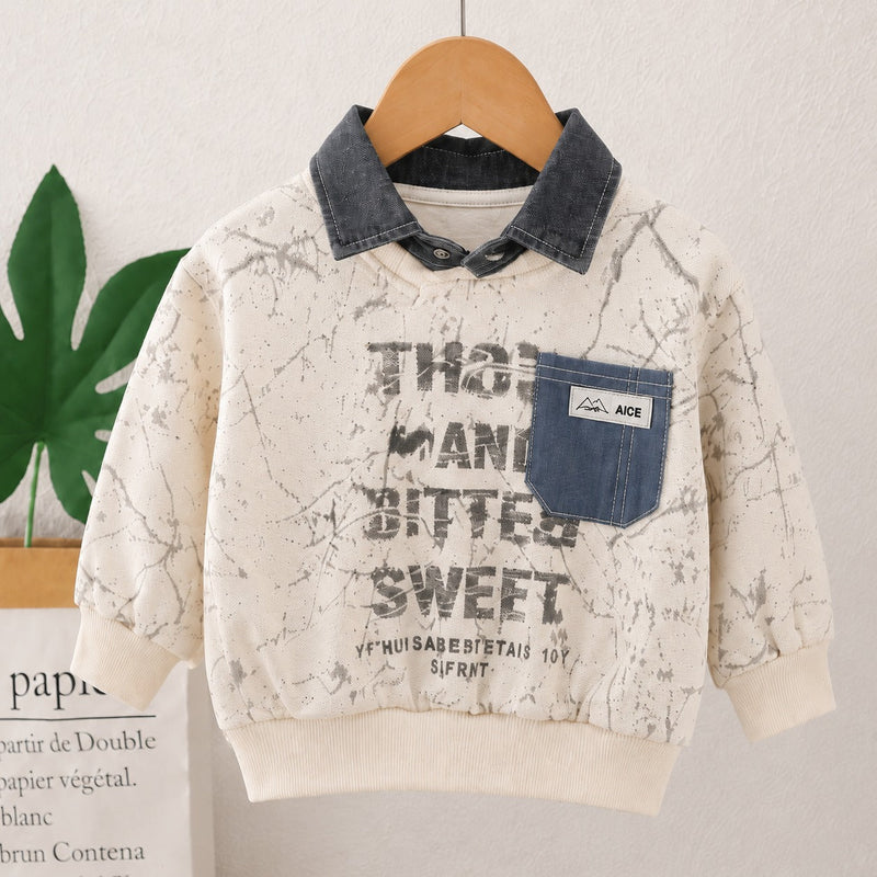 Boys Imported Cream Cord Set [BT-1K-3541] [1-6 Years]