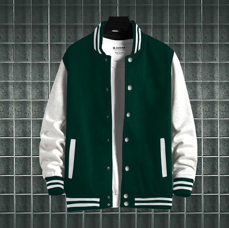 PLAIN VARSITY JACKET