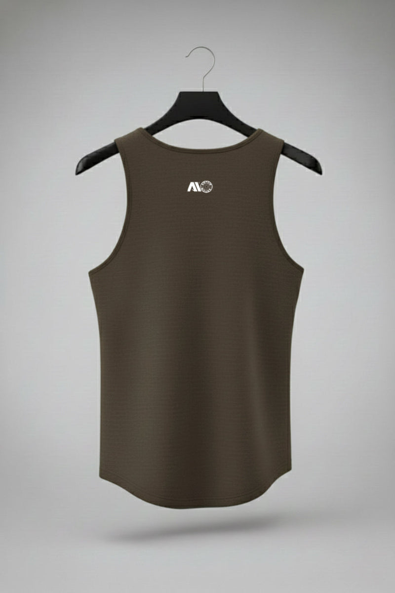 Coffee Brown Colour Cotton Sleeveless t-shirt ( sando )