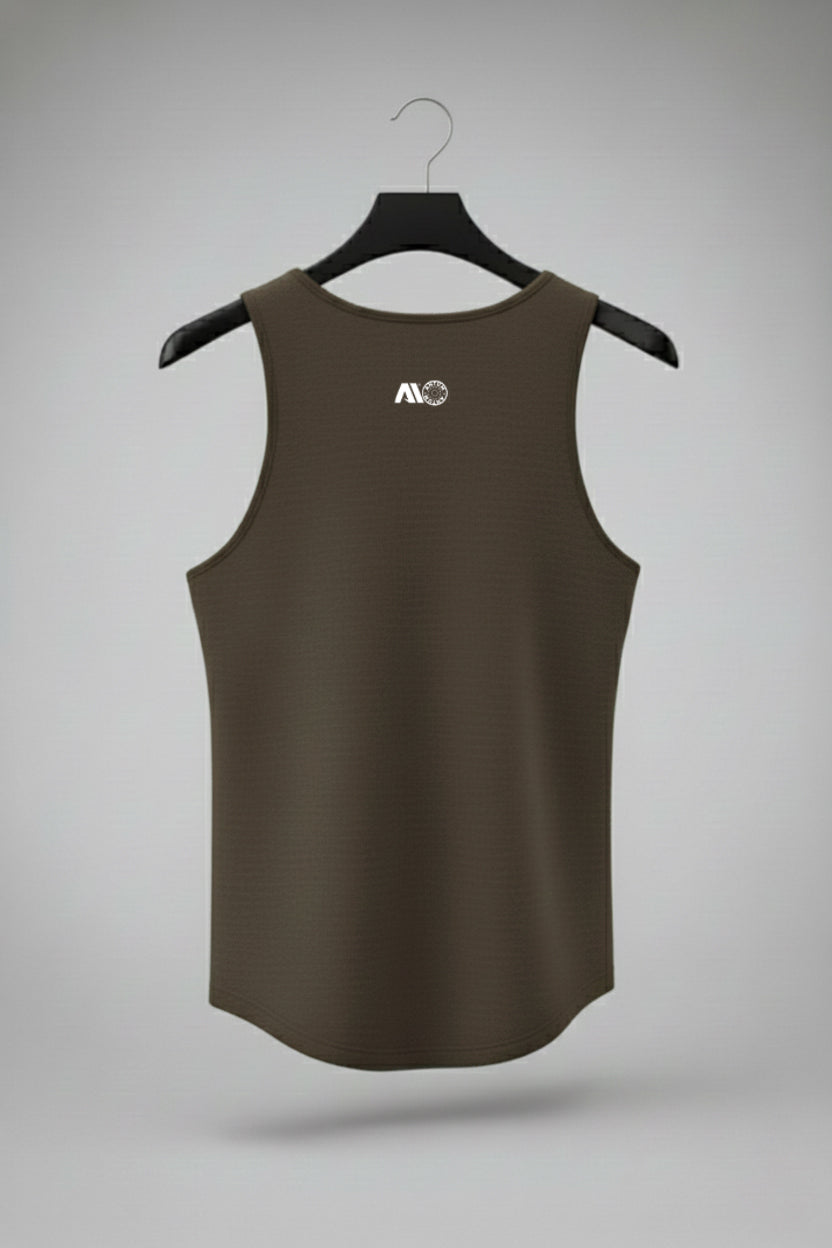 Coffee Brown Colour Cotton Sleeveless t-shirt ( sando )