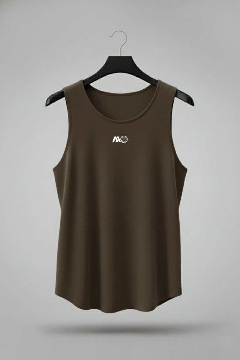 Coffee Brown Colour Cotton Sleeveless t-shirt ( sando )