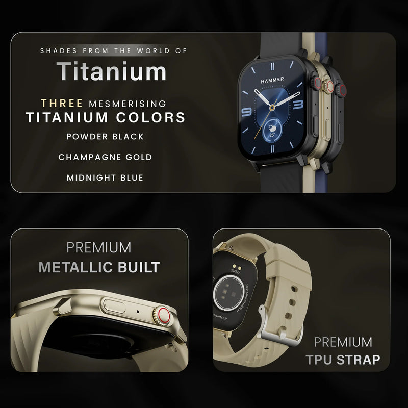 Hammer Arctic 2.04" Super Amoled Display Bluetooth Calling Smartwatch-10