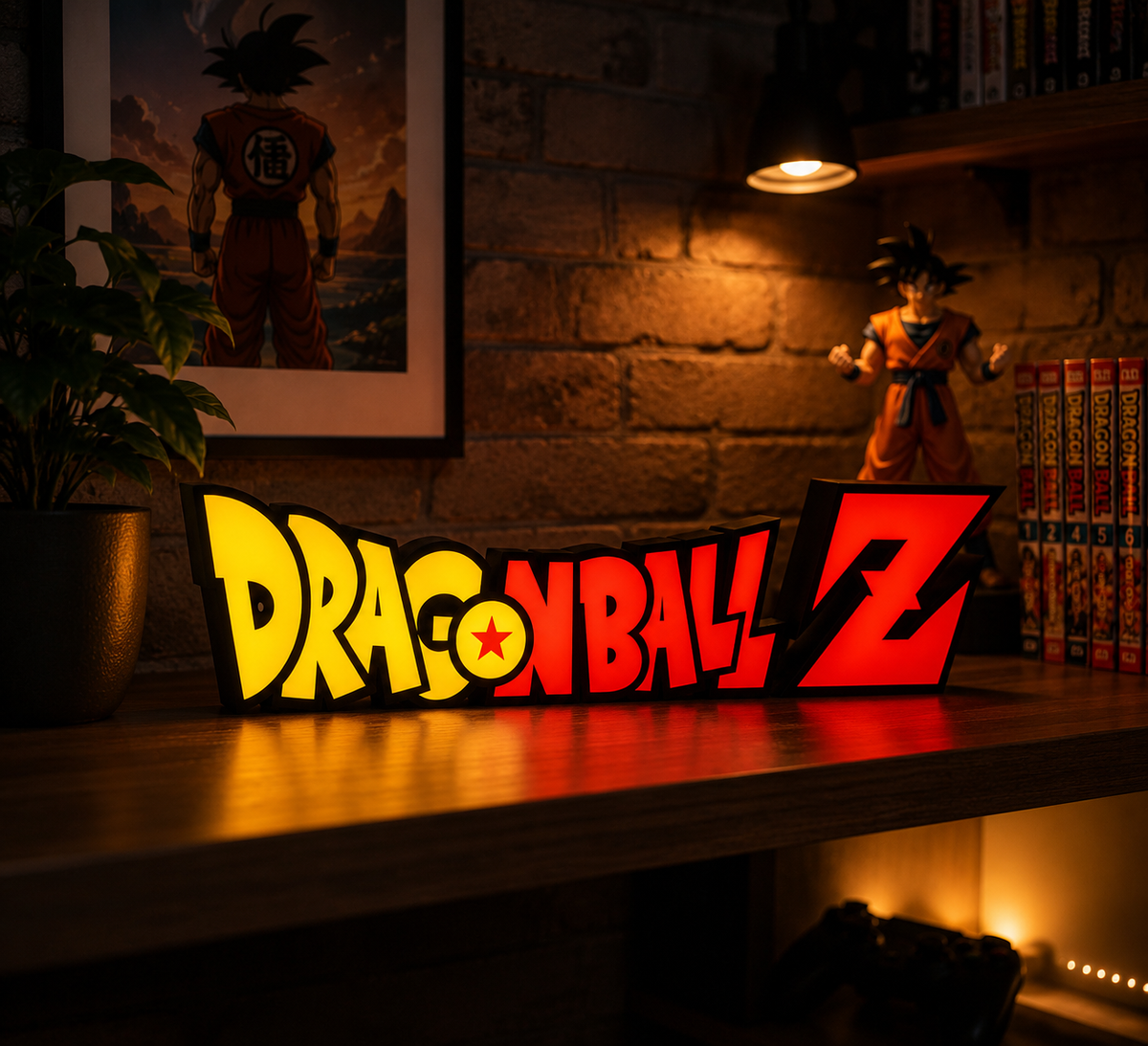 Dragon Ball Z LED Neon Desk Lamp – Anime Gaming Night Light