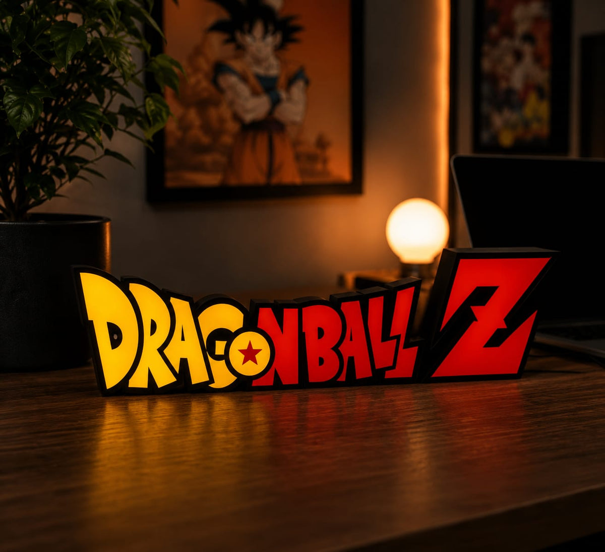 Dragon Ball Z LED Neon Desk Lamp – Anime Gaming Night Light