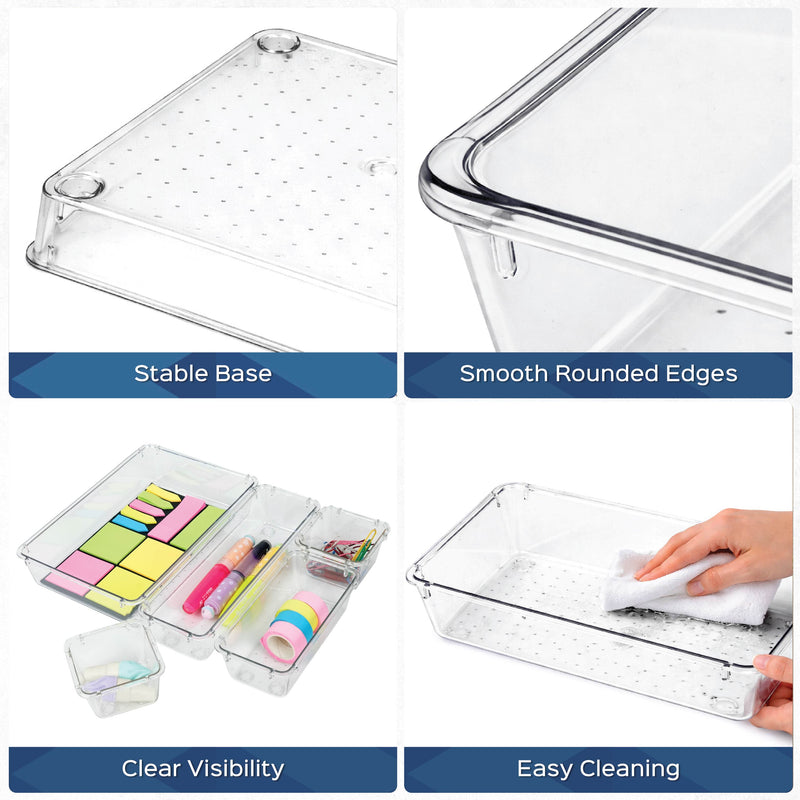 Acrylic Drawer Organizer Set of 20