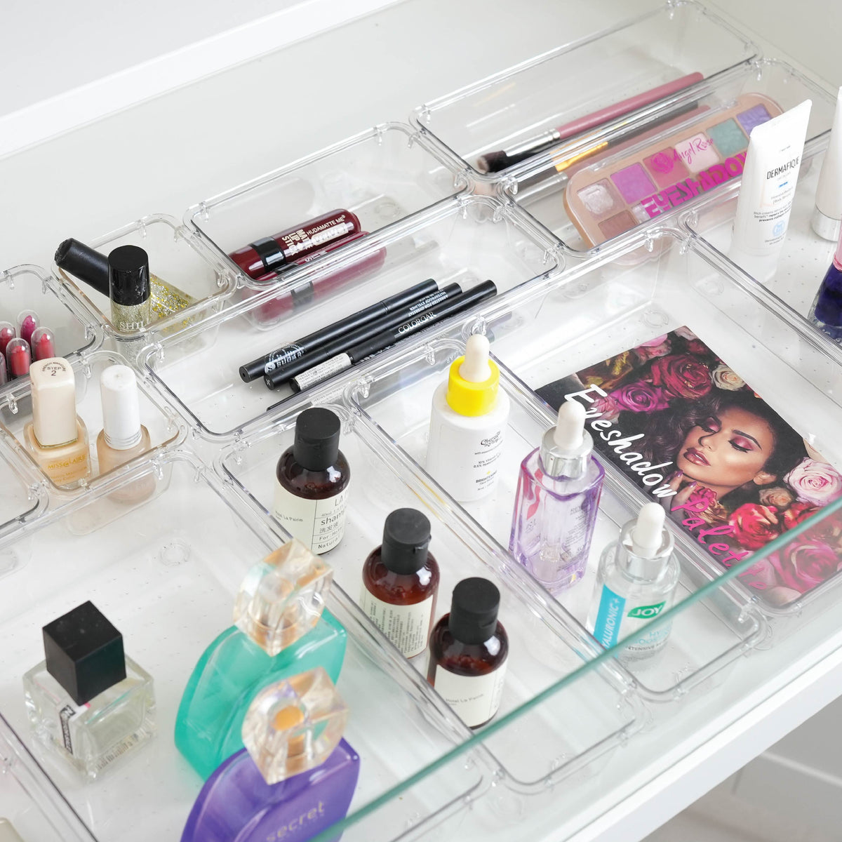 Acrylic Drawer Organizer Set of 20