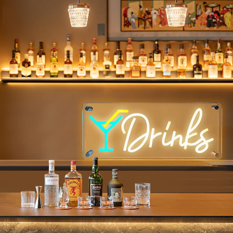 Drinks Neon Signs (7x16 inches) Neonsignsindia