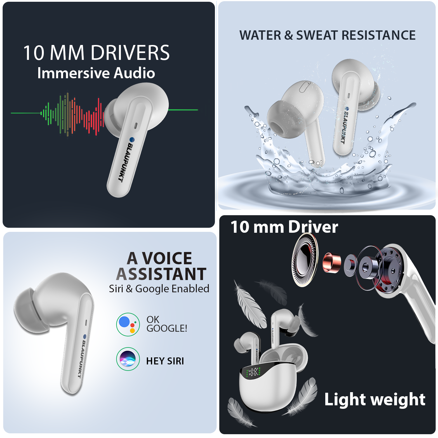 BTW20 TWS with LED Indicator(White)-5