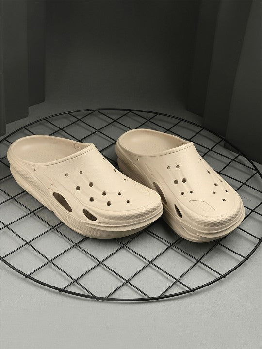 El Paso Men Round Toe Clogs-14