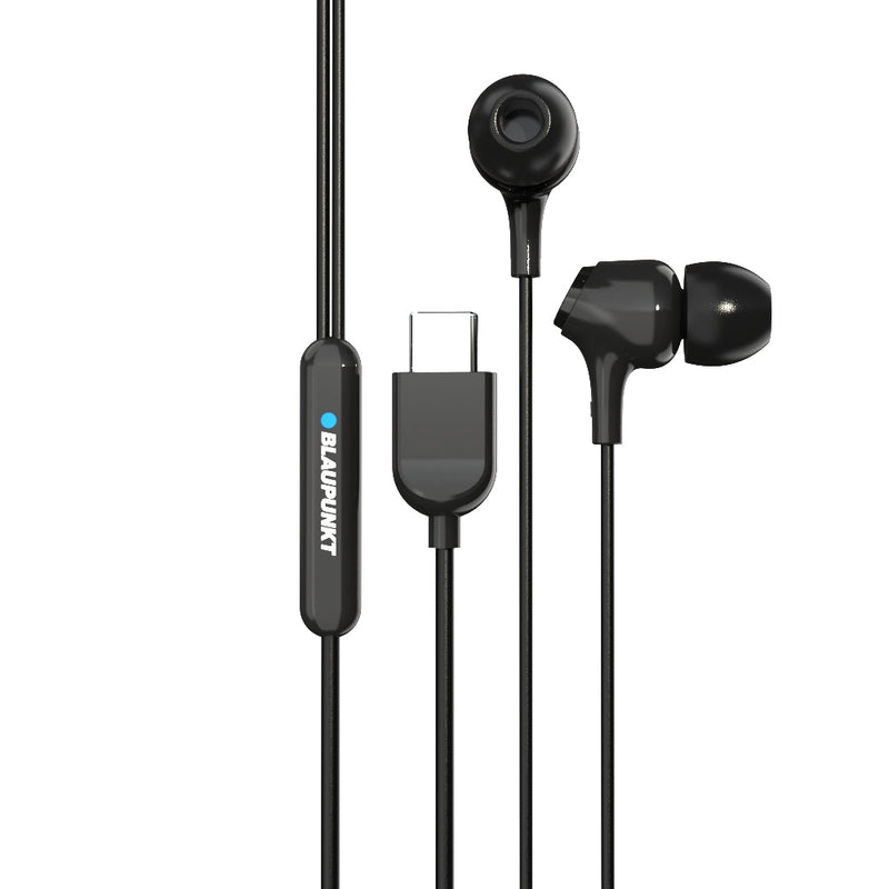 EM-01 Type C Wired Earphone with Noise Cancellation (Black)-7