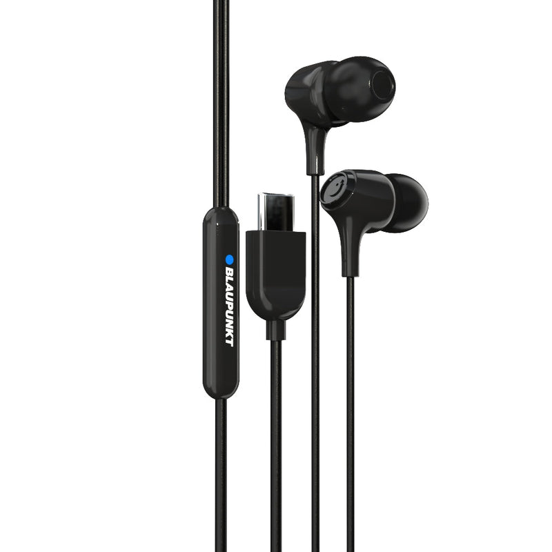 EM-01 Type C Wired Earphone with Noise Cancellation (Black)-16
