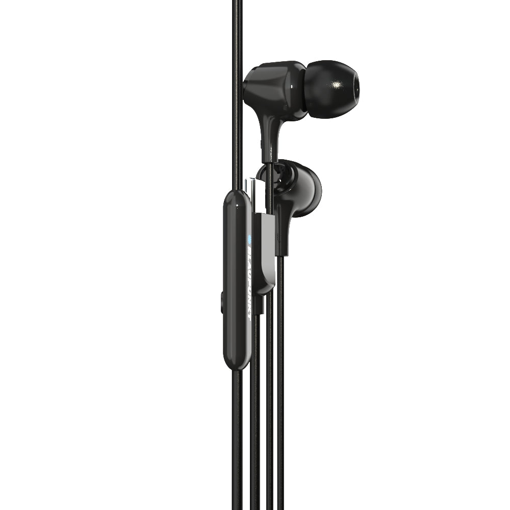 EM-01 Type C Wired Earphone with Noise Cancellation (Black)-23