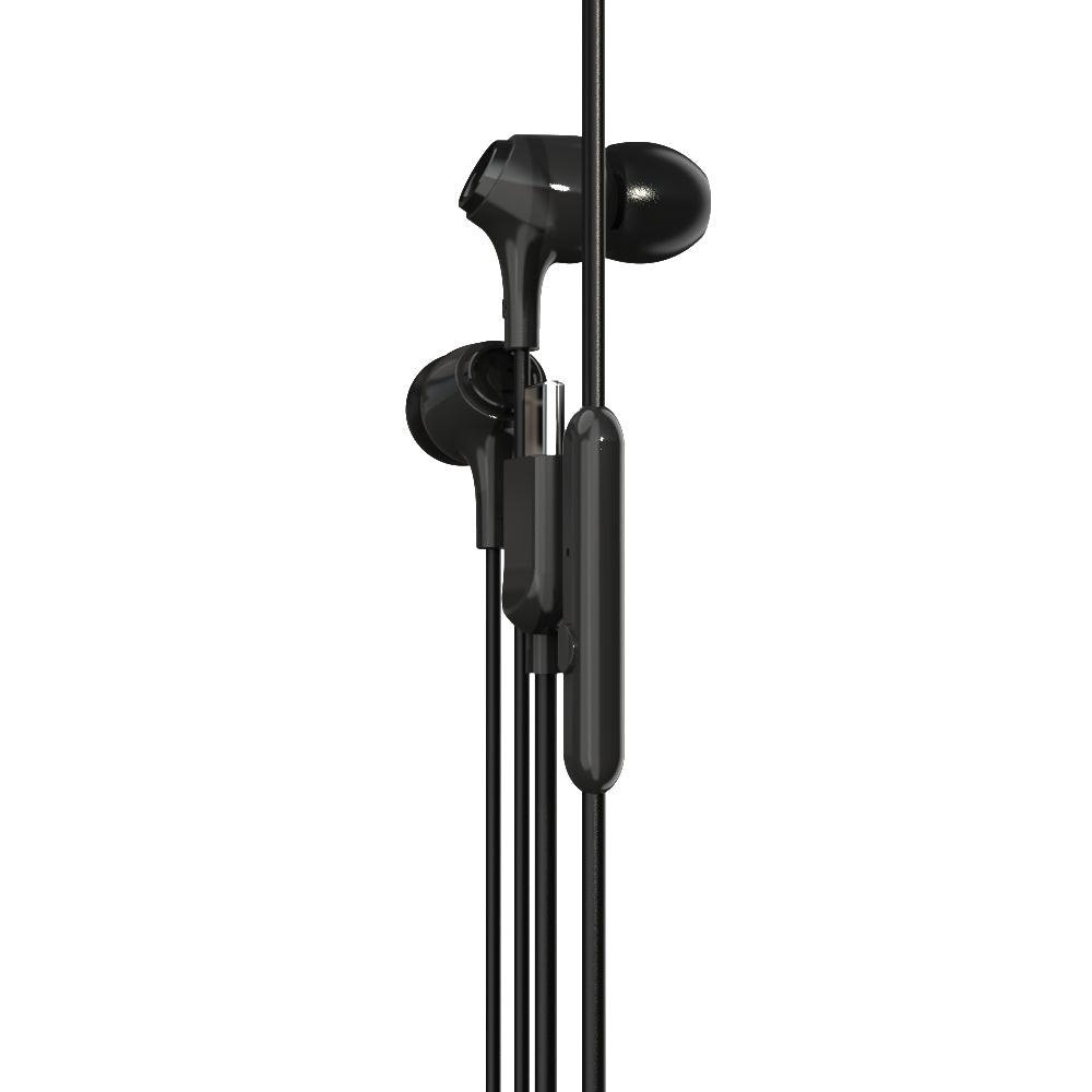 EM-01 Type C Wired Earphone with Noise Cancellation (Black)-30