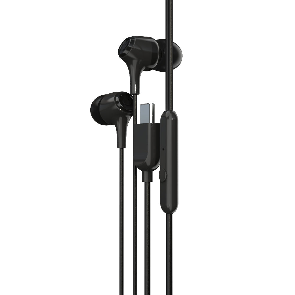 EM-01 Type C Wired Earphone with Noise Cancellation (Black)-33