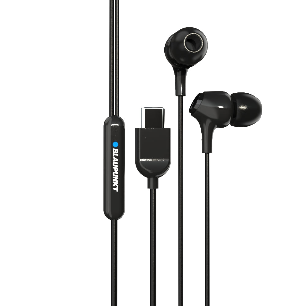 EM-01 Type C Wired Earphone with Noise Cancellation (Black)-10