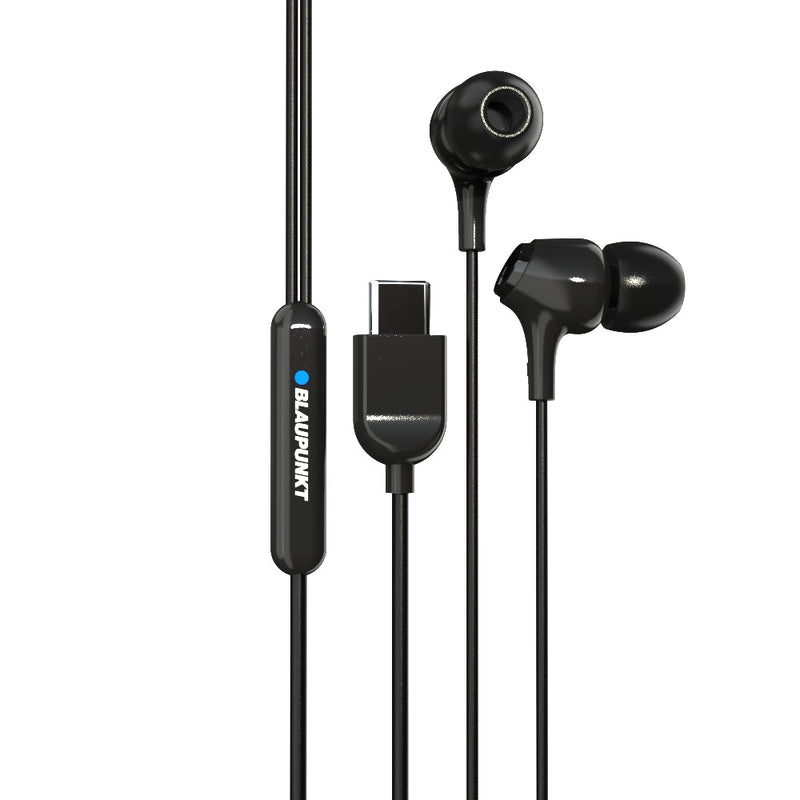 EM-01 Type C Wired Earphone with Noise Cancellation (Black)-10