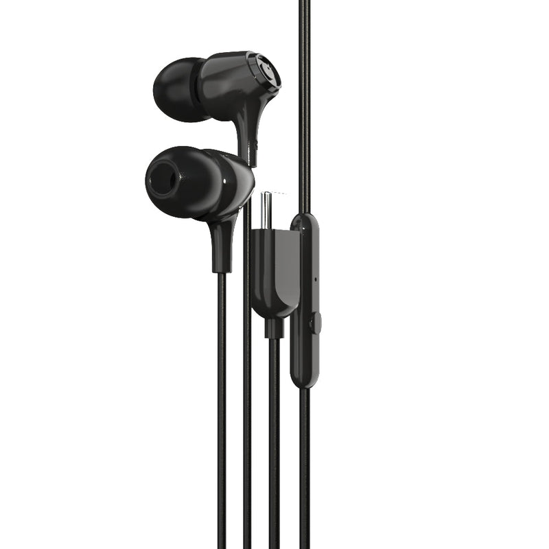 EM-01 Type C Wired Earphone with Noise Cancellation (Black)-58
