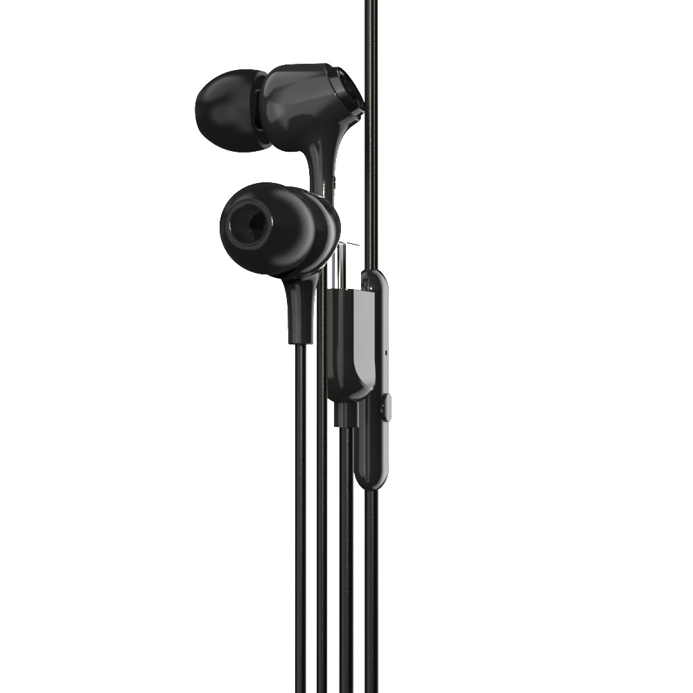 EM-01 Type C Wired Earphone with Noise Cancellation (Black)-60