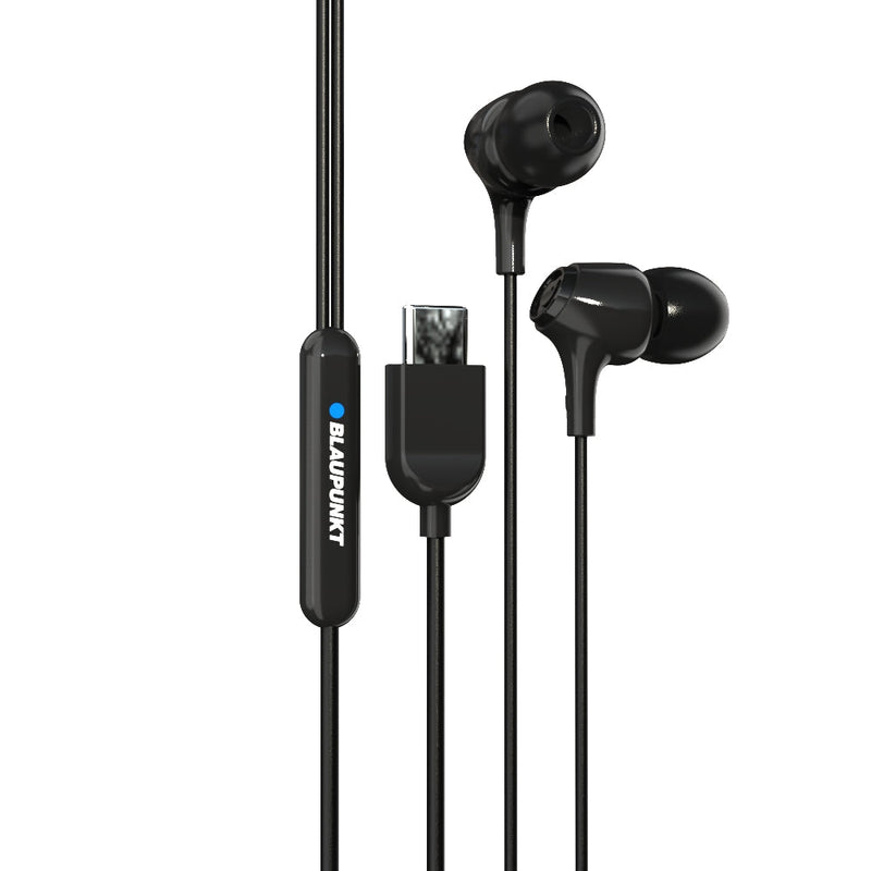 EM-01 Type C Wired Earphone with Noise Cancellation (Black)-12