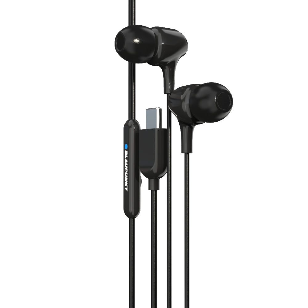 EM-01 Type C Wired Earphone with Noise Cancellation (Black)-71
