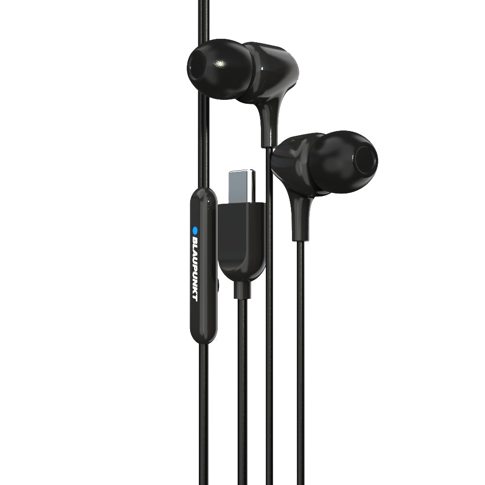 EM-01 Type C Wired Earphone with Noise Cancellation (Black)-72