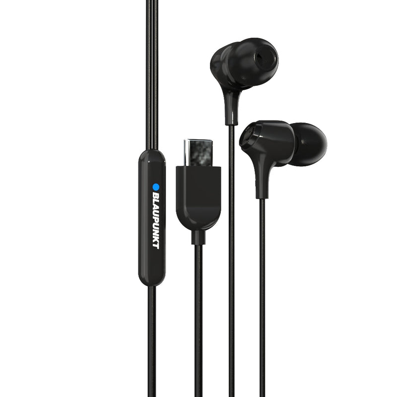 EM-01 Type C Wired Earphone with Noise Cancellation (Black)-13