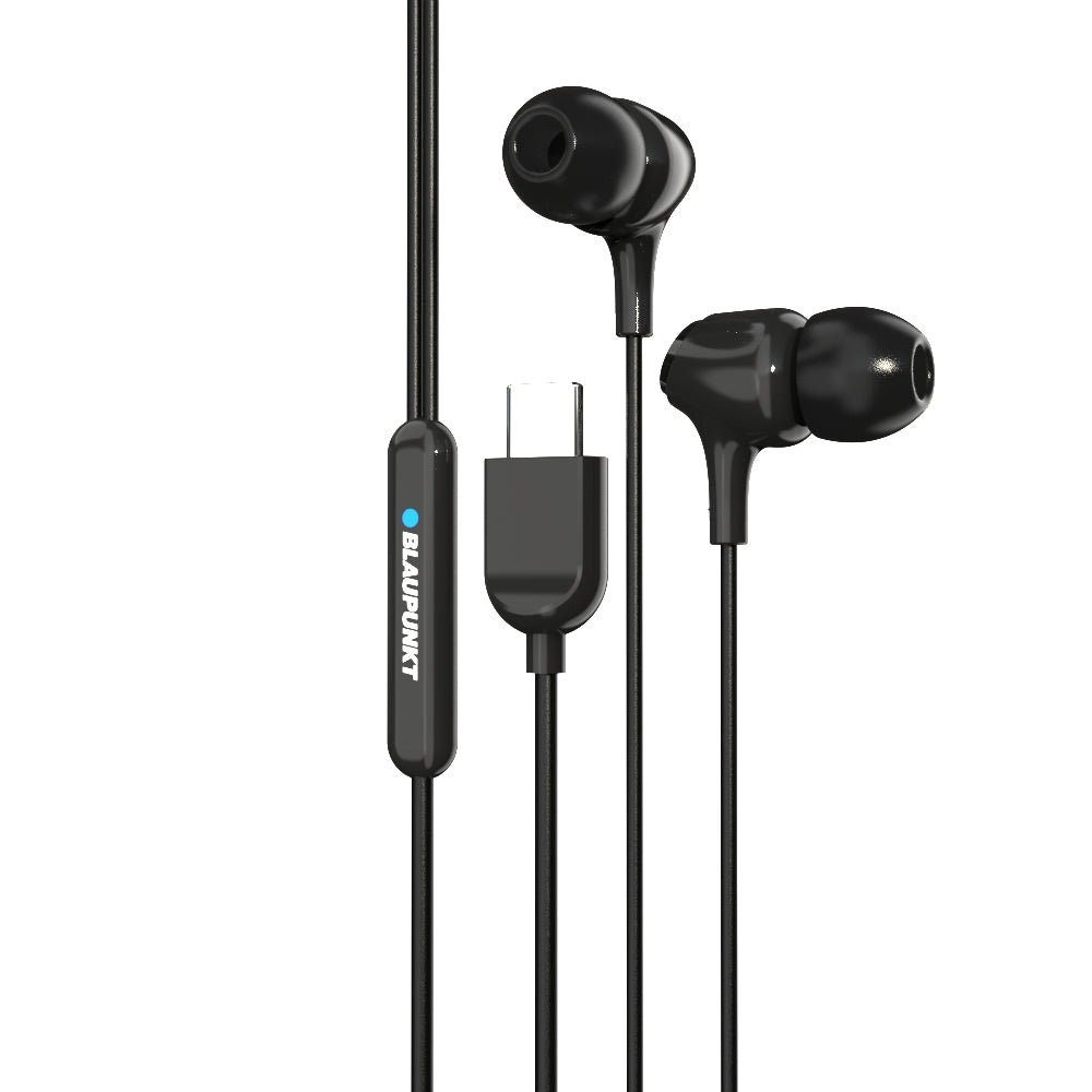 EM-01 Type C Wired Earphone with Noise Cancellation (Black)-77