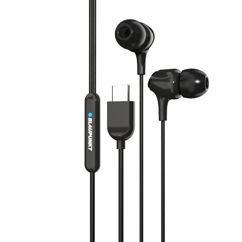 EM-01 Type C Wired Earphone with Noise Cancellation (Black)-78