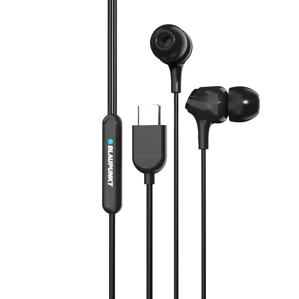 EM-01 Type C Wired Earphone with Noise Cancellation (Black)-80