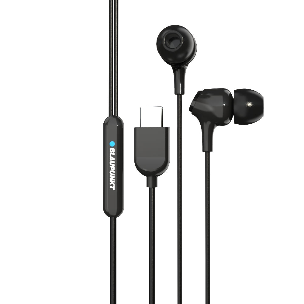 EM-01 Type C Wired Earphone with Noise Cancellation (Black)-81